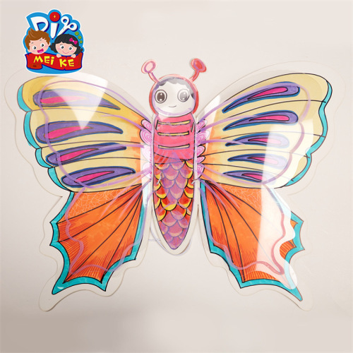 3D Colorful Butterfly Wing Craft Materials for Kindergarten Children Creative DIY Painting Art Spring Back Decoration