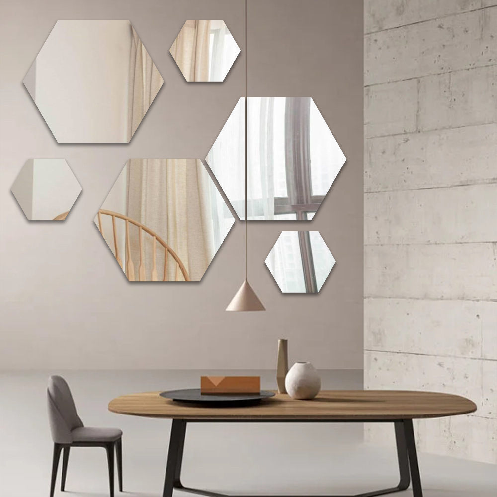 3d Acrylic Mirror Wall Stickers Creative Waterproof Decor_voghion.com