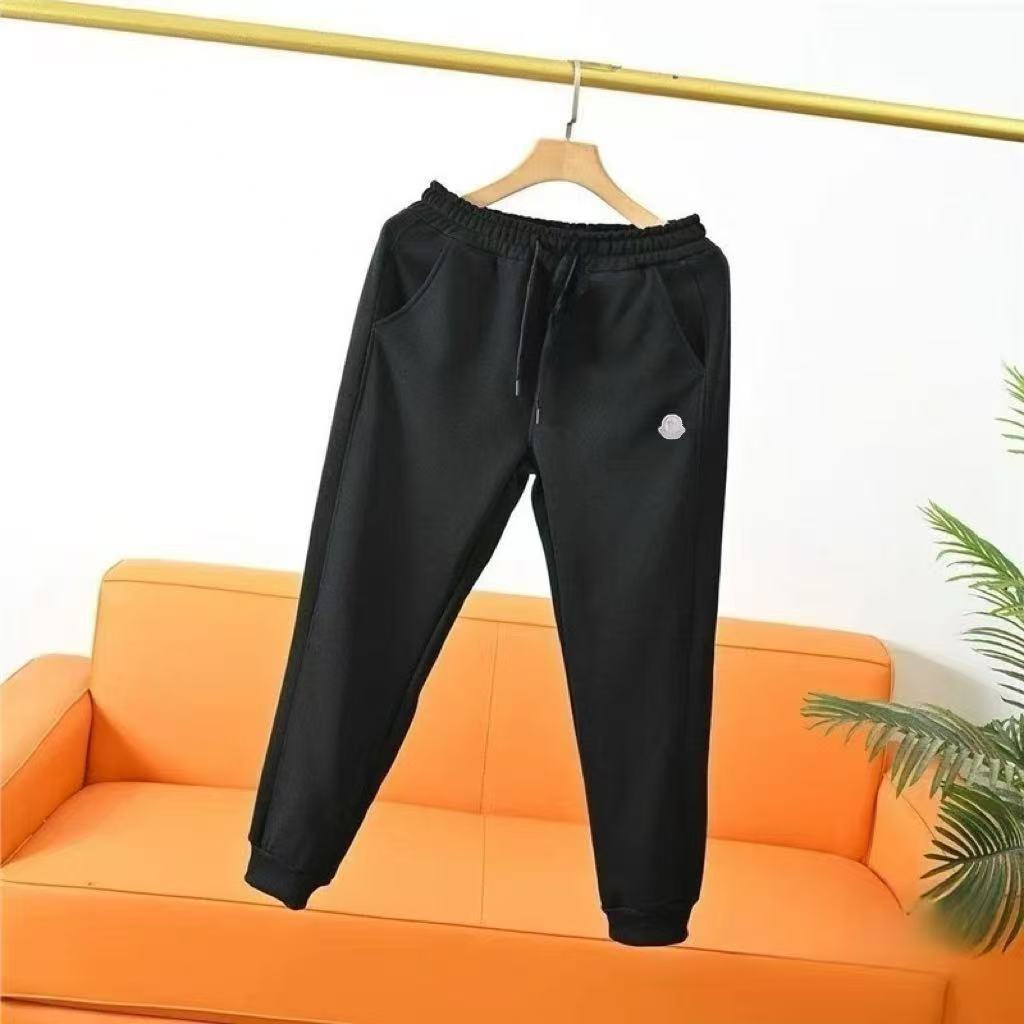 순면 블랙 바지 몽클레어