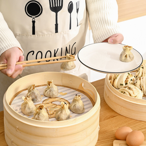 Cross-border silicone steamer mat household non-stick steamer paper for steaming buns and steamed rolls, dumpling steam cloth