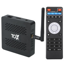 TOX3 �C픺��p�lWIFI S905X4 ��׿11.0 ǧ�׸���TV BOX 4GB/32GB