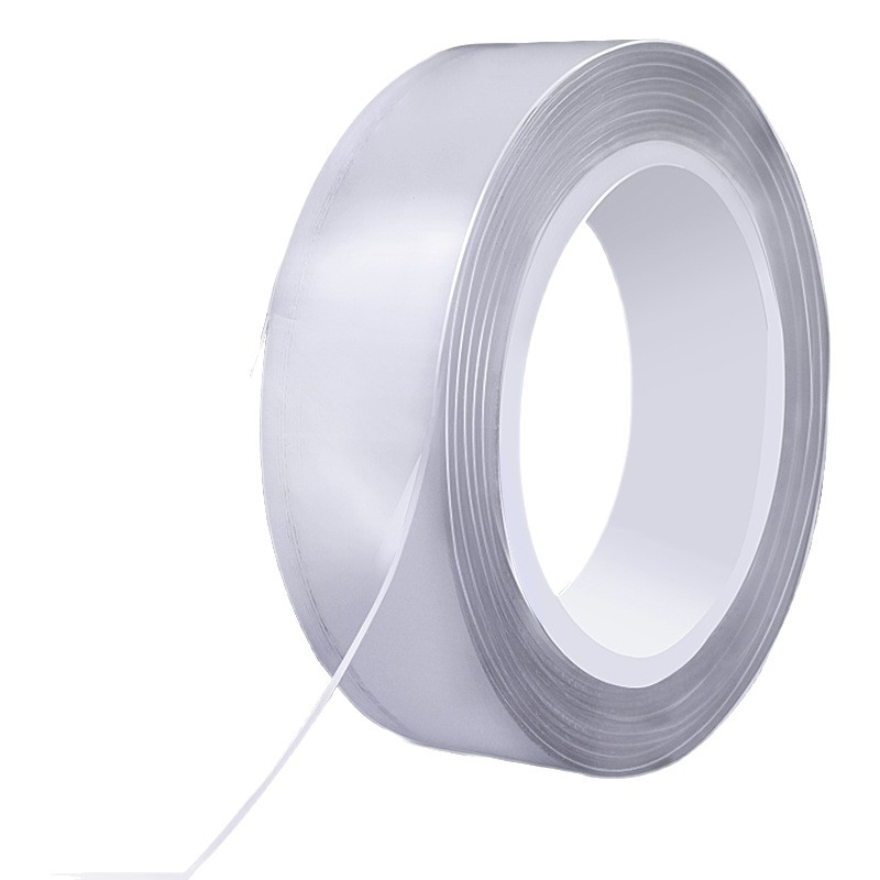 Cinta nano sin rastro del fabricante, lavable varias veces, adhesivo mágico de alta resistencia, cinta acrílica de doble cara popular en TikTok, transparente e impermeable.