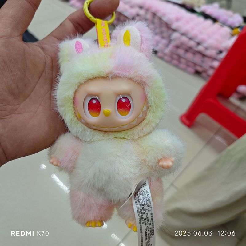 ソースメーカー labubu ペンダント labubu ビニールぬいぐるみ男性インターネット有名人キーホルダーバッグぬいぐるみ|undefined