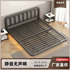 鉄製ベッド現代シンプル主臥ツインベッド経済型賃貸住宅用1メートル5シングル畳浮上ベッドフレーム