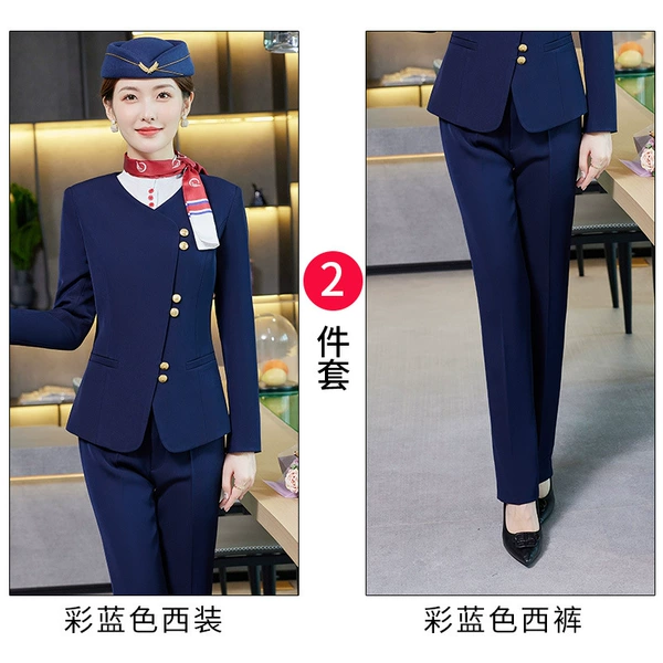Color blue suit+pants