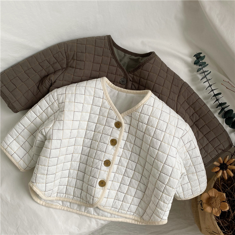 Cute Solid Color Cotton Boys Outerwear display picture 1