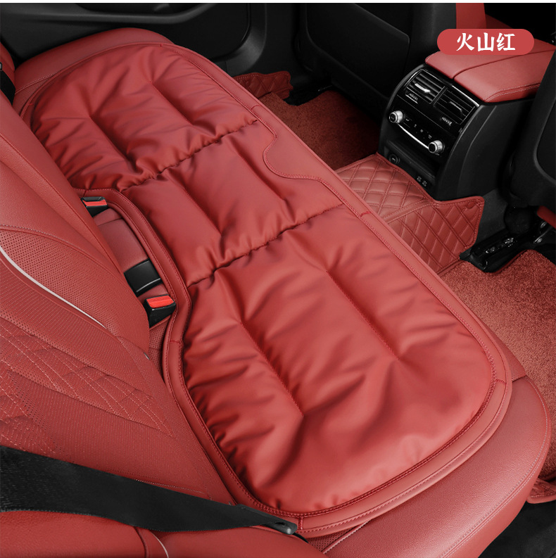 Car seat cushion anti-fouling leather winter single-piece Mercedes-Benz BMW Audi car special rear row integrated three-piece seat cushion