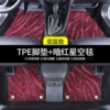 Double-layer doormat, red starry sky, made of TPE