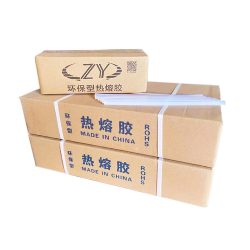[Factory wholesale] 7/11mm high viscosity environmentally friendly transparent white glue stick hot melt glue large glue strip hardware hot melt glue stick