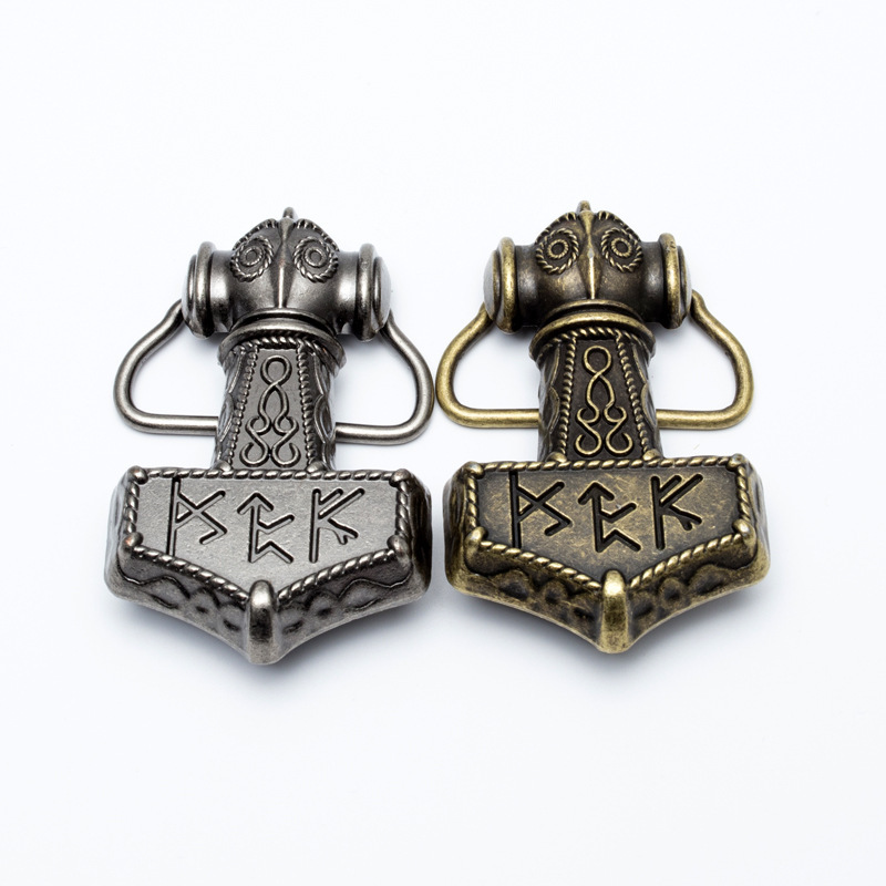 Thor's Hammer Belt Buckle Zinc Alloy Western Denim Vintage Belt Buckle Gothic Fashion Trendy Original Pants Buckle Thor's Hammer Belt Buckle Zinc Alloy Western Denim Vintage Belt Buckle Gothic Fashion Trendy Original Pants Buckle