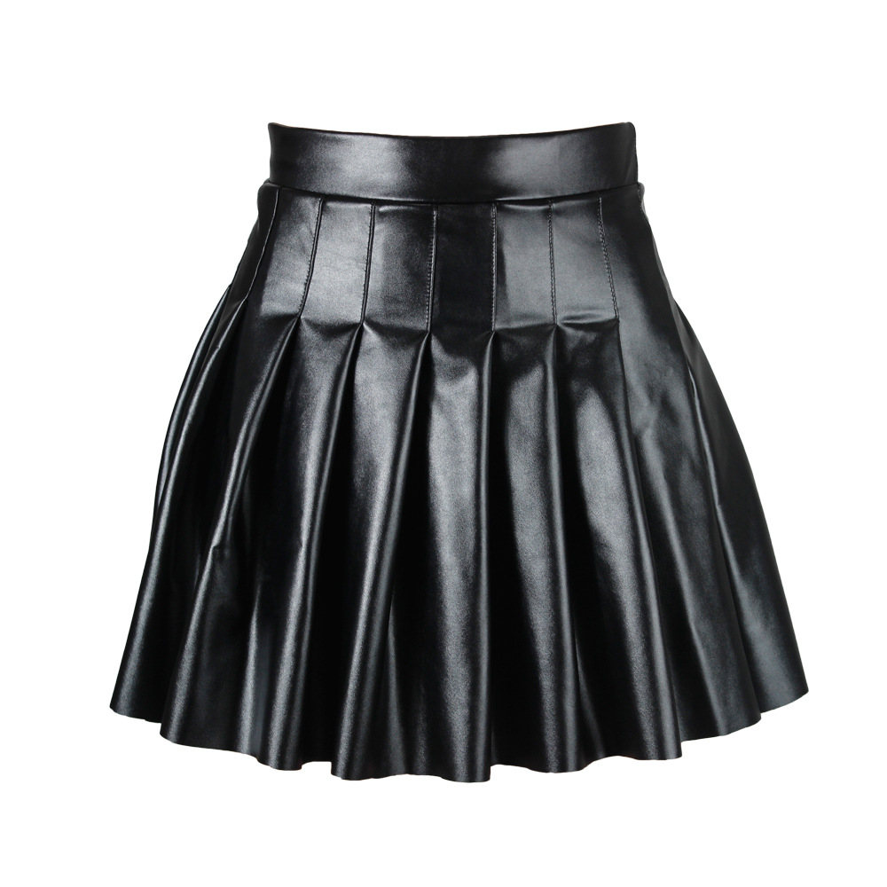 Pleated Short Sexy High Waist Skirt NSQY63664