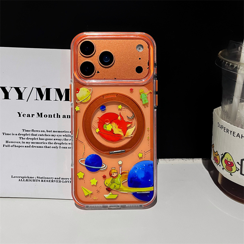 Sødt anime prins ræv telefoncover til iphone 17 16 pro max_voghion.com
