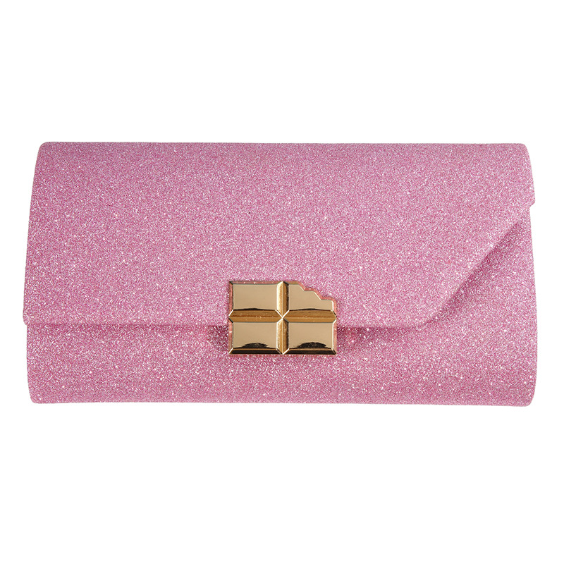 Polyester Solid Color Square Evening Bags display picture 5