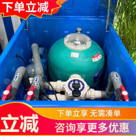泳池循环水泵沙缸过滤器一体式地埋机景观雨水收集过滤系统净水器