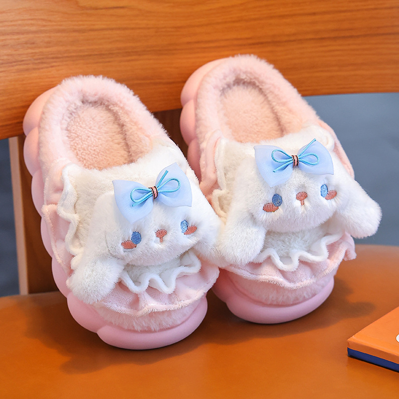 Otoño e Invierno de los nuevos niños Zapatillas de algodón niños y niñas de Interior de dibujos animados lindo niñas zapatillas bebé infantil Zapatillas de algodón