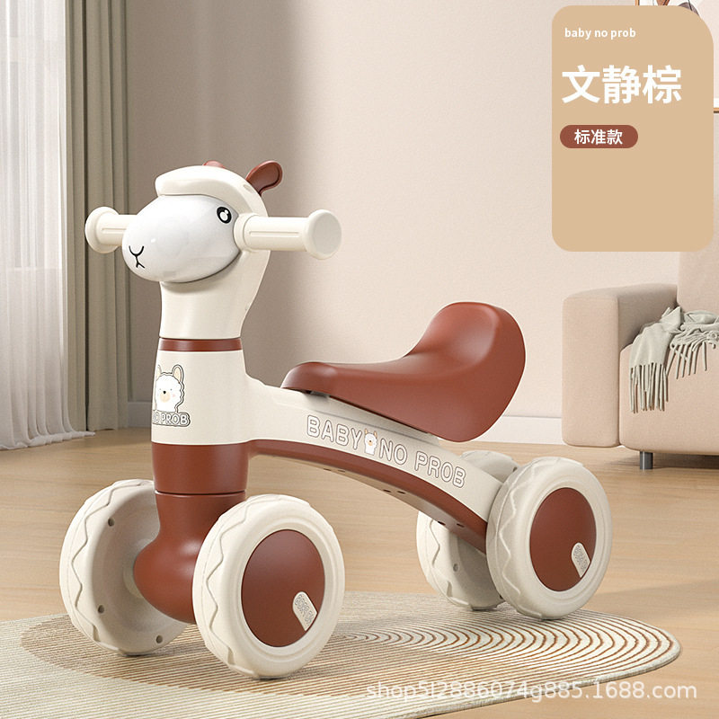 ペダルなしの子供用バランスカー、1～3歳のベビースクーター、子供用スクーター、幼児用スクーター、四輪|undefined