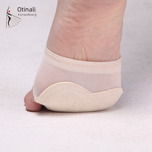 Odina Lai Women's Belly Dance Shoes Breathable Toe Cover Wear-Resistant Soft Sole Practice Shoes Foot Cover/Dance Shoes