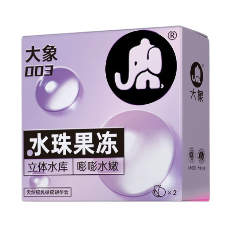 Elephant water drop jelly 2 pieces