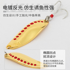 Leech lure lure 7.5g10g15g20g hairy blood groove hook lure sequin lure metal fake lure wholesale