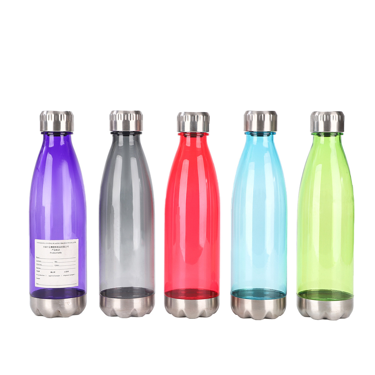 Transfronterizos simple creativo de color sólido taza de plástico Amazon taza de Coca-Cola transparente de alta capacidad taza de agua portátil