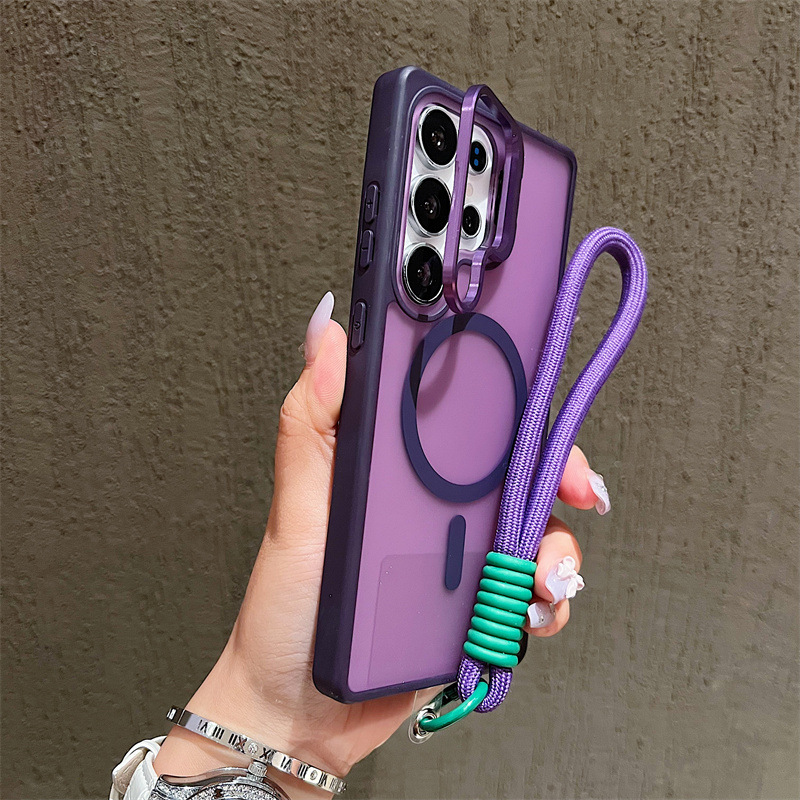 Funda Magnética con Soporte de Lente de PC con Protección Anti-caídas y Acabado Mate