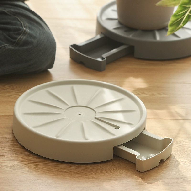 Толстая подставка для воды Мобильный цветочный горшок поднос с колесом универсальный ролик шкива нижняя подставка пластиковая подставка для цветочной подставки