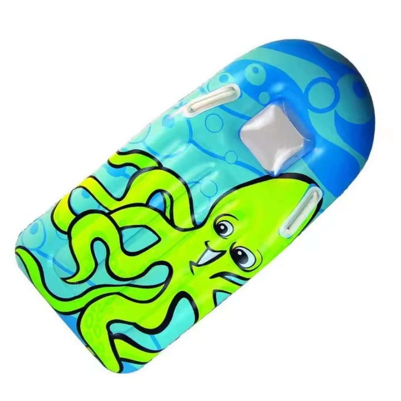 Надувной детский бодиборд для лета из ПВХ с ручкой для бассейна и серфинга