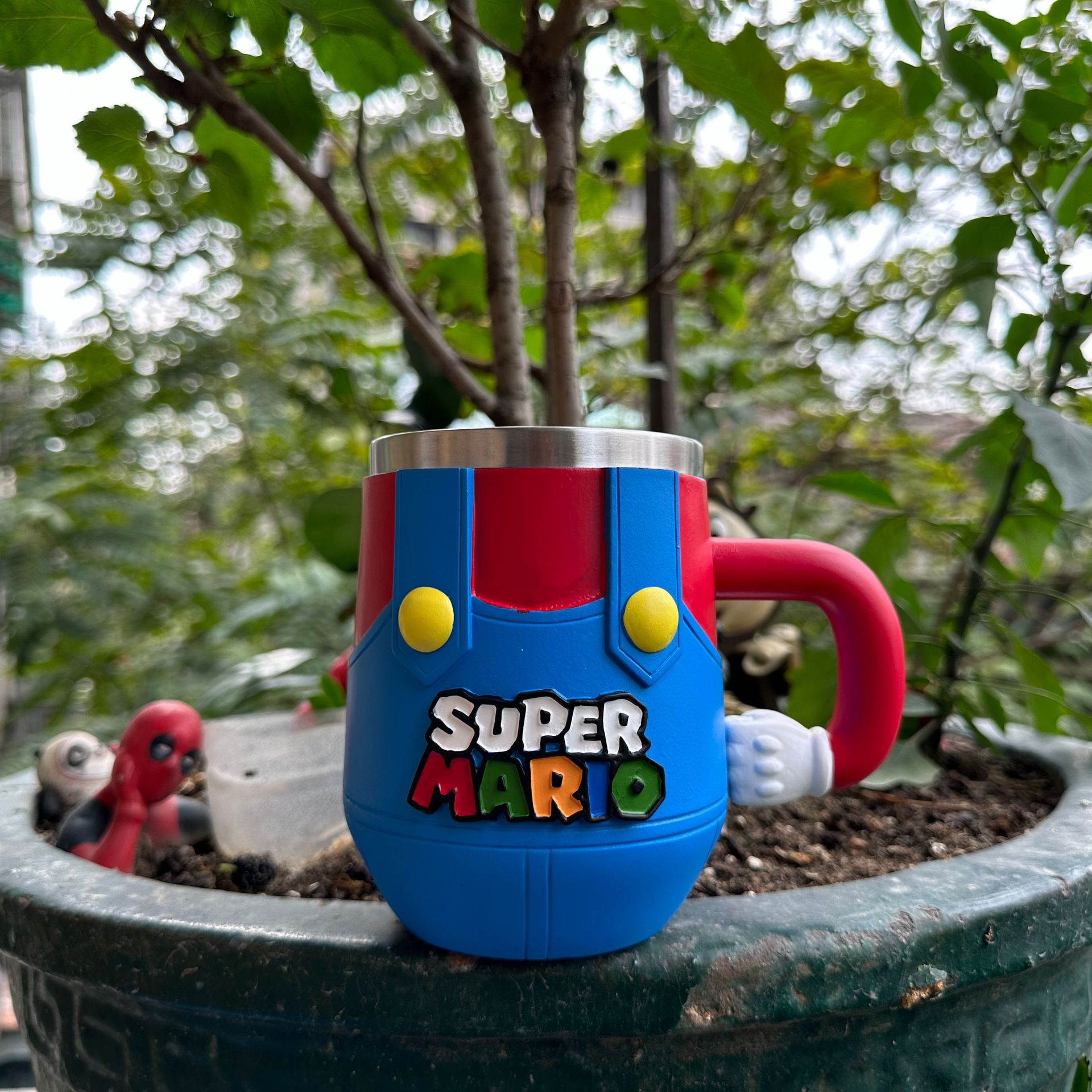 Taza "Hermanos" de Acero Inoxidable 304 - Azul