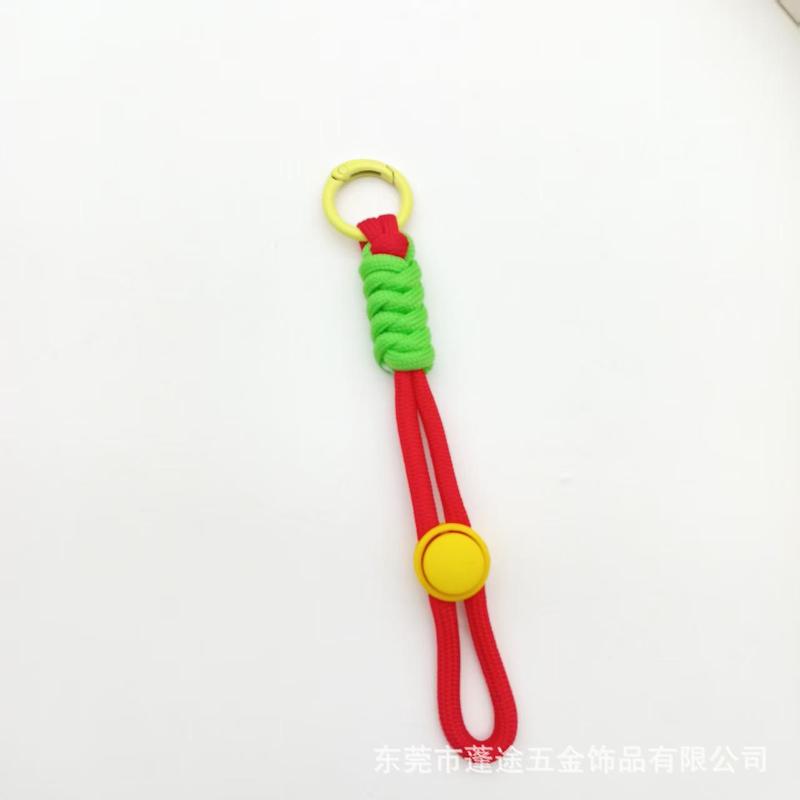 多巴胺彩色手机挂绳相机钥匙扣可调节绳子水杯包包编织短款挂件|undefined