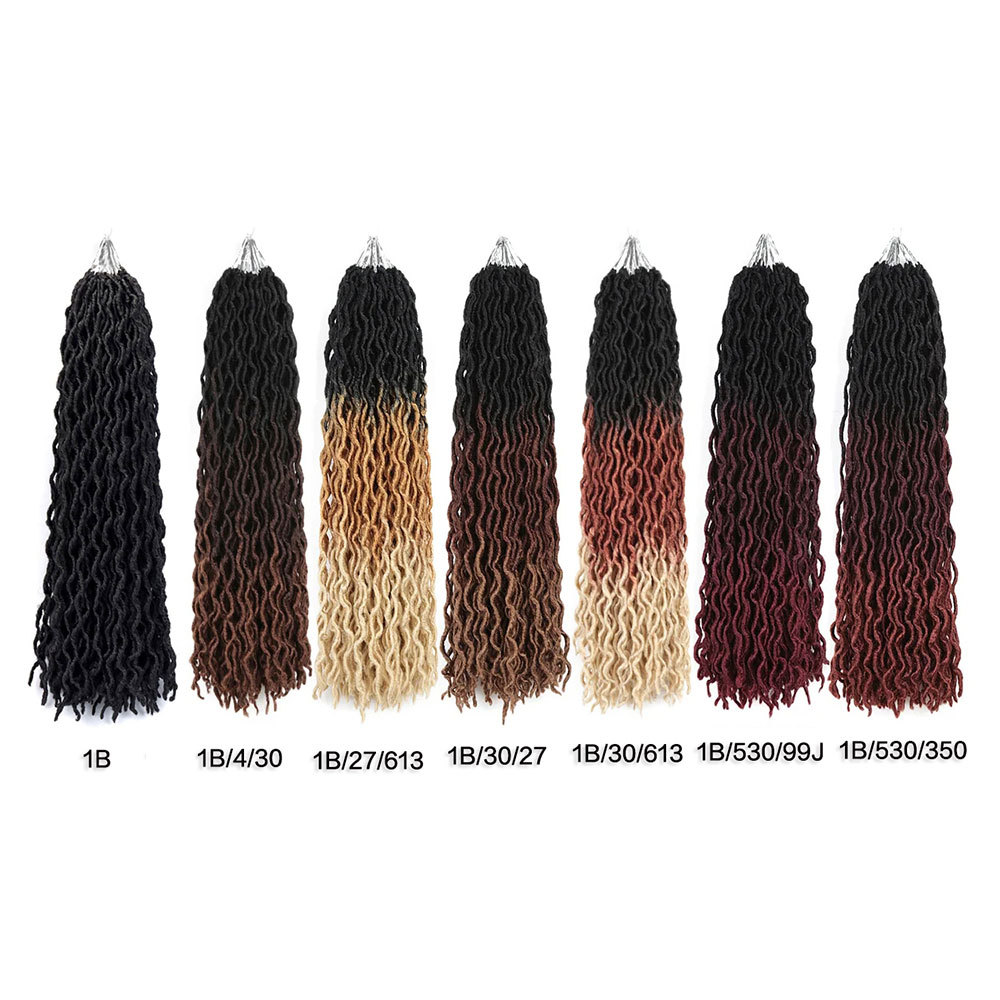 Gypsy Locs Hair Roll Gypsy Peluca de fibra química Trenza sucia africana Trenza de ganchillo Trenza Peluca europea y americana