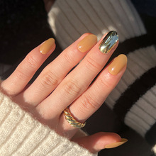 ��ƽ�ɫ�����״�ɫ����ɫ����Ƭpress on nail�ɲ�ж��Ƭ����