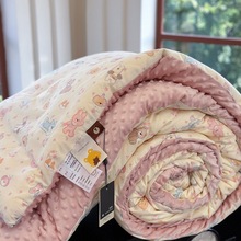 韩国订单暗合全棉豆豆被被子被芯春秋一体被可机洗纯棉双人豆豆被