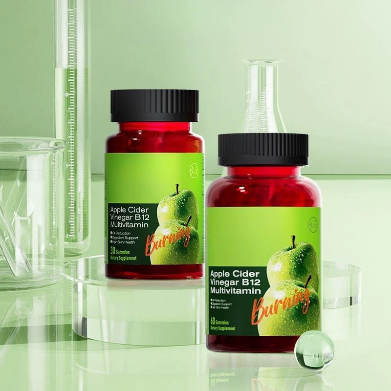 Кросс-бордерные жевательные конфеты с яблочным уксусом AppleCider Vinegar Gummies, поставки от производителя TK