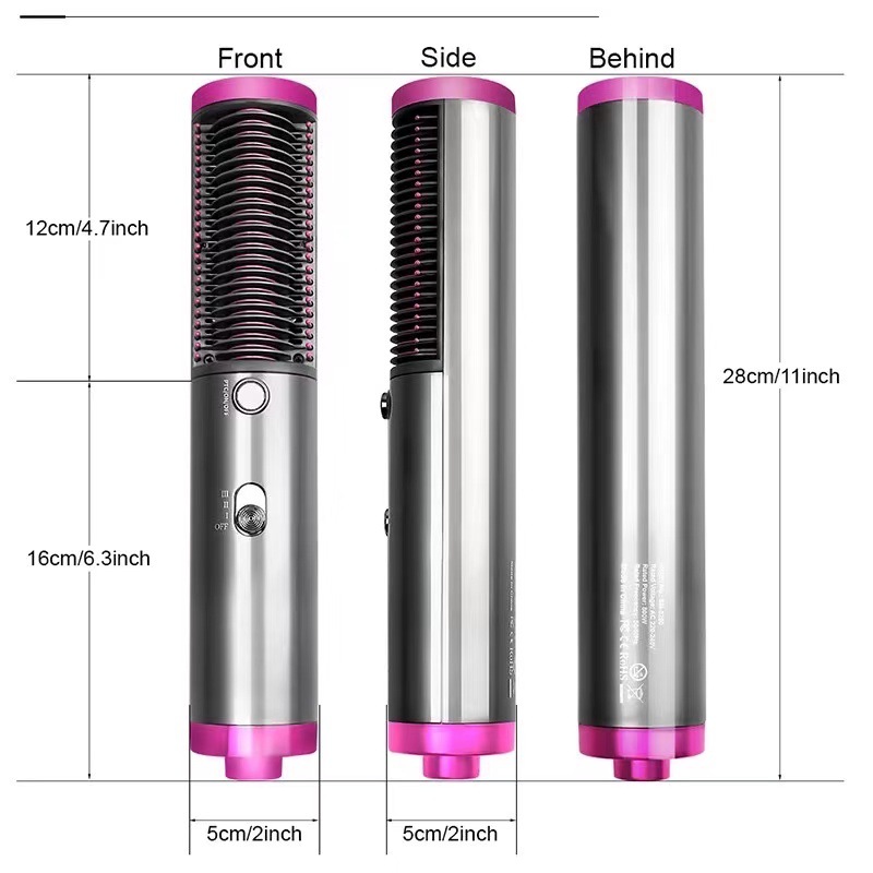 Care New Home Blowing Hair Curl Styling Stick Set Tubo Pettine ad aria calda_voghion.com