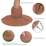 Трансграничный новый продукт, изоляционный чехол для корней, пейзажная пальма, зимняя сумка для защиты корней, столб для дерева, антихолодный и противоморозный чехол, защита от замерзания