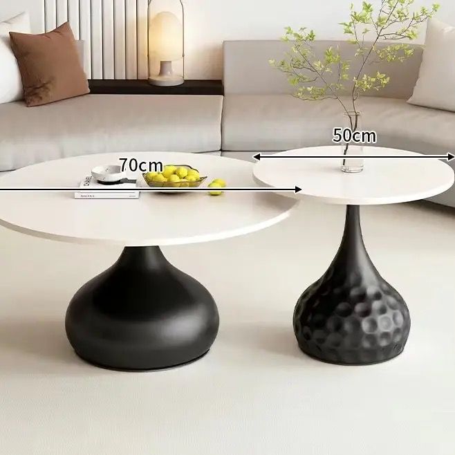 순수한 흰색 데스크탑 50-60+ 검정색 탄소강 베이스