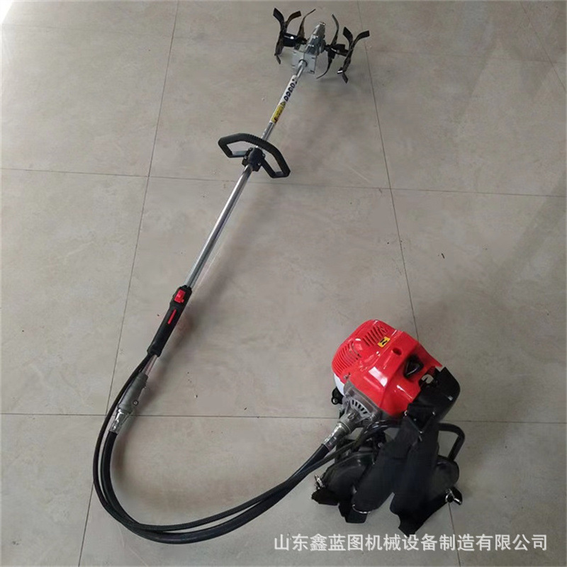 四冲程锄草开沟汽油打草机 省人力垄间小地块旋耕松土除草机