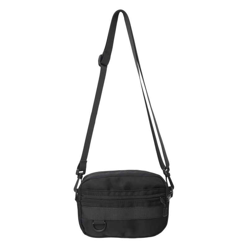 Bolsa de hombro pequeña marca de moda para hombres calle personalizada pequeña bolsa cuadrada ins bolsa de hombro de lona bolsa de mensajero de herramientas casual japonesa