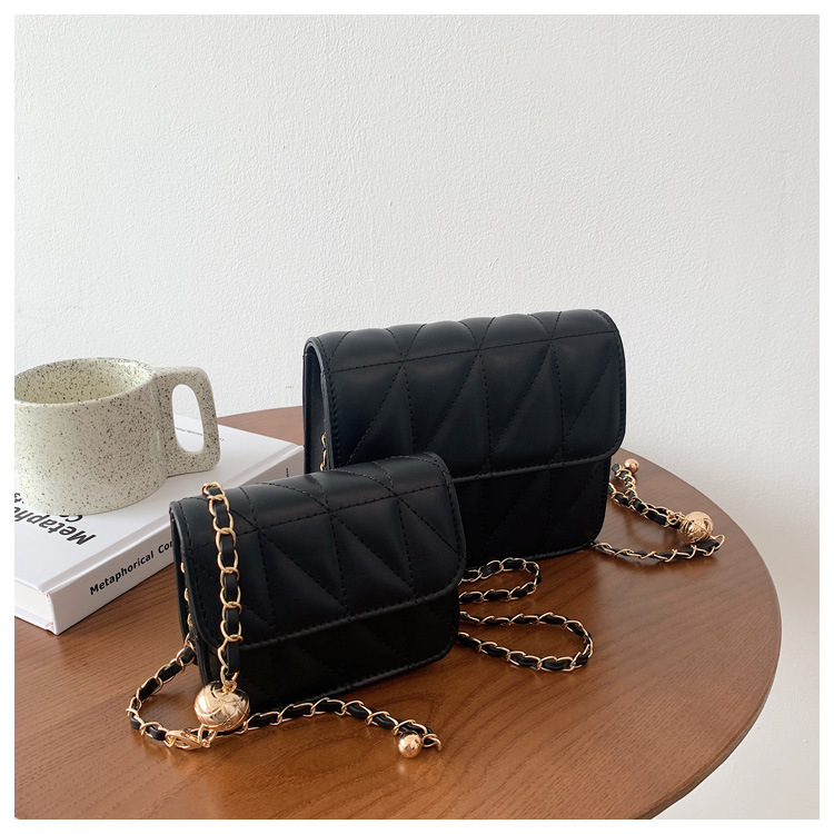 Nihaojewelry Fashion Solid Color Chain Shoulder Messenger Bag Wholesale display picture 7