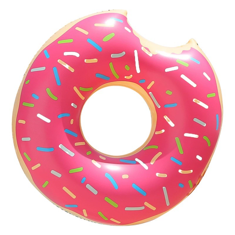 Трансграничное Новое Европейское и американское детское кольцо для плавания в виде пончика, большой утолщенный надувной коричневый Пончик Из ПВХ