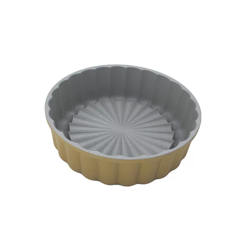 环保可重复用戚风慕斯圆形铝制烤盘家用烘焙工具蛋糕模菊花蛋糕