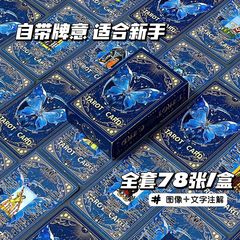 Tarot韦斯特牌经典高颜值蝴蝶牌78张塔桌罗新款原创学习教程塔牌