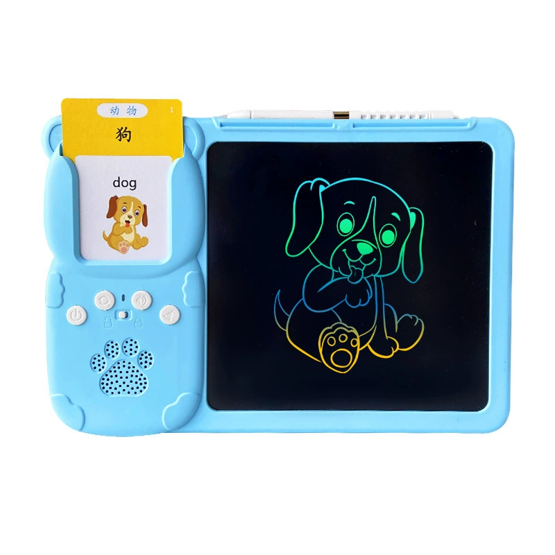 Early education learning machine with talking card reader, 8.5″, English content packs