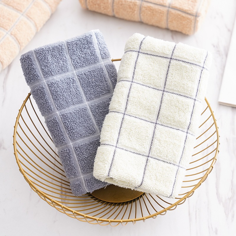 Toalla de algodón grande para lavar la cara, baño no es fácil de perder el cabello para adultos, hombres y mujeres, algodón suave y grueso, toalla de absorción de agua