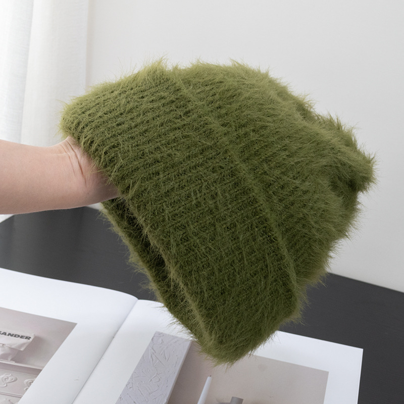 Women's Cute Sweet Simple Style Solid Color Eaveless Wool Cap display picture 14