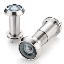 防盗门猫眼门镜304不锈钢家用老式通用高清监控防撬后盖可视猫眼