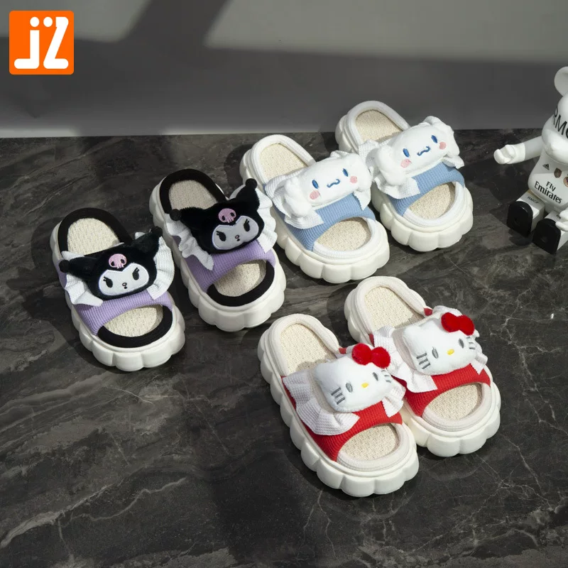 Cartoon slippers, non-slip breathable cute comfortable footwear indoor