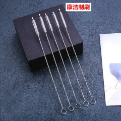 Stainless steel straw brush, bottle brush, tube brush, water cup brush, reagent bottle brush, nylon test tube brush, spray gun gap brush