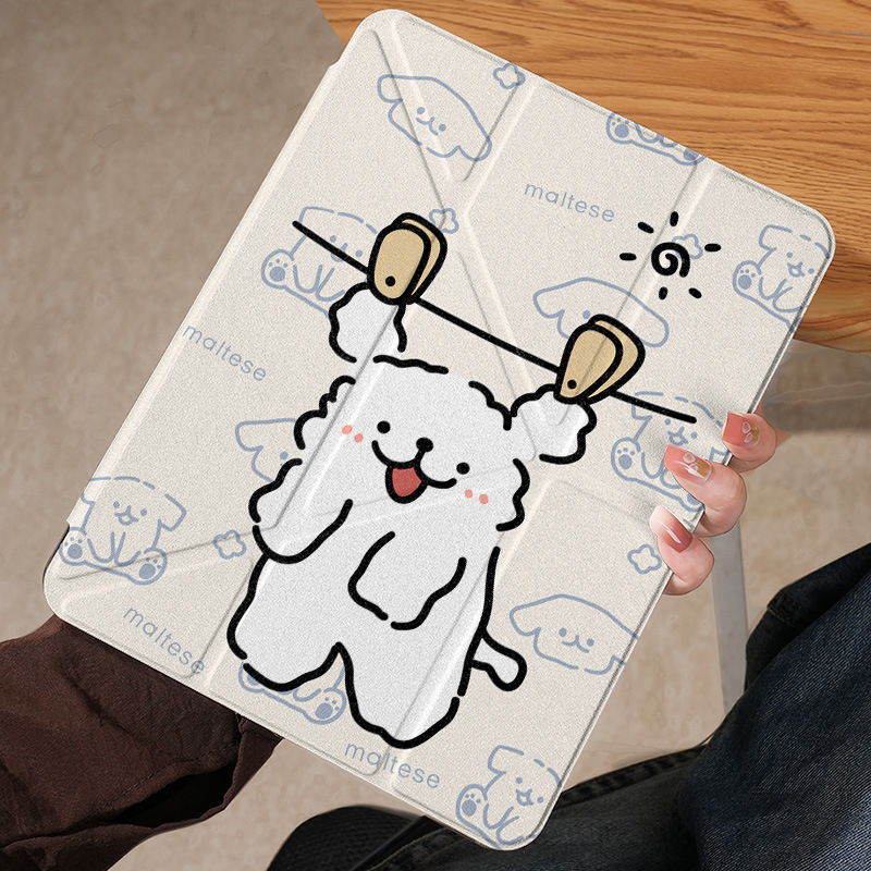 Y-Fold Stand Suitable for iPad Case, Tablet Shell, Acrylic, 7 Slots for Pens, 6 Slots for Huawei Air 11.5inch, Lenovo, Xiaomi