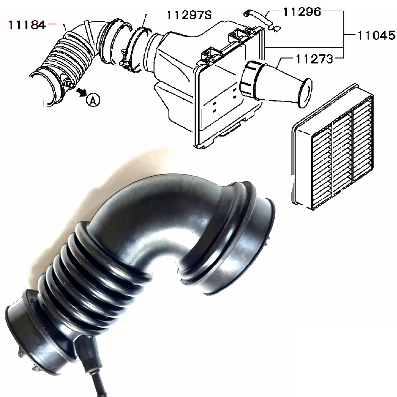 Mr529759 1505A659 Is Suitable for Mitsubishi Lancer Cs1A 00-2013 Air Pipe